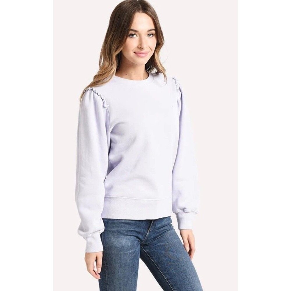 Citizens Of Humanity Women's Edie Puff Sleeve Sweatshirt Sz XS